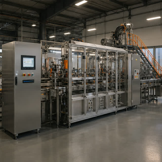 Modular custom-engineered commercial production system with integrated controls